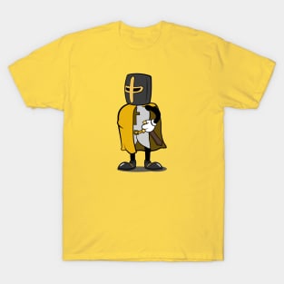 Teutonic Knight Cartoon (Player 4 colors, yellow) T-Shirt